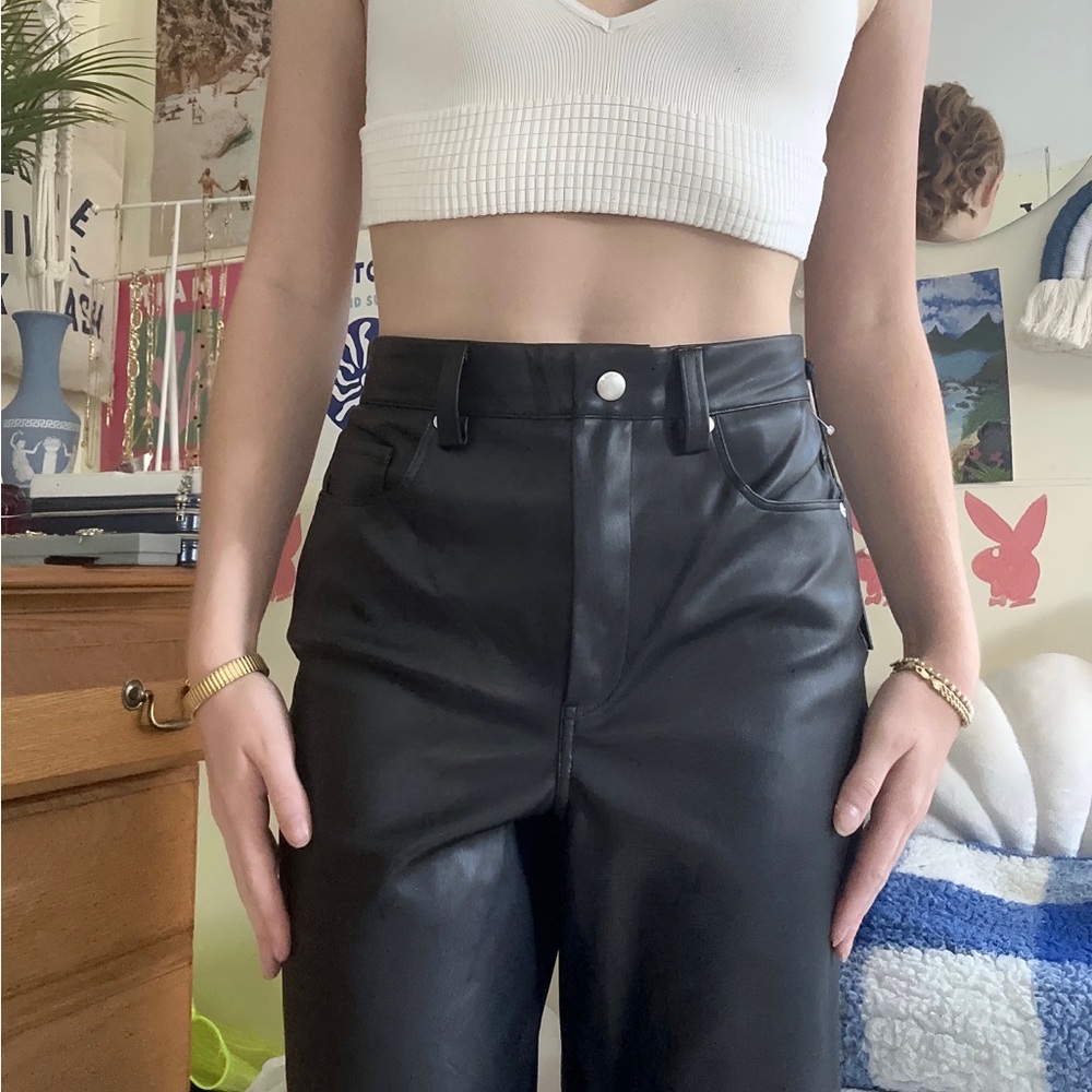 Blank NYC pho leather pants
